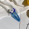 Accesorios para el Cabello Azul Klein Diadema Popular en Internet 2021 Nueva Moda Otoño e Invierno Sentido de Alta Gama Pinza para el Cabello Súper Blanca Pinza para el Cabello de Niña