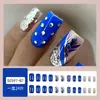 Melhores Vendedores Europeus e Americanos Adesivos de Unha Doces e Frescos Cravejados com Diamantes, Unhas Postiças Removíveis de Exportação, Produtos Acabados, Unhas Vestíveis Transfronteiriças