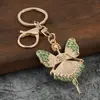 Ventas Directas de Fábrica Moda Creativa Linda Ángel con Diamantes Strass Llavero Colgante Accesorios Regalos