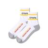 Calcetines de otoño e invierno para mujer hasta media pantorrilla blanco y negro estilo campus NY calcetines para pareja barras paralelas letras running hip hop media pantorrilla Deportes calcetines para hombre