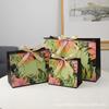 Bolsas de Regalo Florales en Stock para Venta Directa Transfronteriza, Bolsas para Plantas Verdes, Bolsas Tote para el Festival de Medio Otoño, Bolsas de Papel de Tienda Departamental