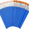 Pincel de Cerdas de Nylon Pincel para Pintar por Números Pincel para Colorear Graffiti Plaster Doll Bolígrafo para Dibujar Contornos Acuarela Gouache