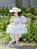 Vestido de Hada de las Flores para Niña Verano 2026 Nuevo Estilo Dulce Cumpleaños Infantil Vestido Abullonado Vestido Lolita de Princesa