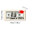 En Stock Transfronterizo Temporada de Graduación Universitaria Europea y Americana 2025 Cartera Pinza para Billetes de Madera Cartera Personalizada Cartera de Madera