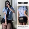 Ventiladores Nocturnos Ropa Interior Sexy Conjunto de Secretaria ol Tentación Uniforme de Policíaca Falda Sexy para Cadera Conjunto Uniforme Femenino 8537