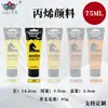 Set de Pintura Acrílica Personalizado de 75 ml, Impermeable y que no se decolora, Adecuado para Pintura DIY en Estudio, Se puede imprimir con logotipo