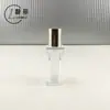 Botella Transparente Cuadrada de Vacío de 30 ml Botella con Dispensador de Loción Botella de Esencia Botella Portátil para Empaque Cosmético Material de Empaque para Cuidado de la Piel