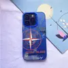 Adecuado para Funda de Teléfono Móvil Iphone16 Apple 15Pc12Promax13 Transfronterizo 11 Color Plata Imd14 Trendy Stone Island 7