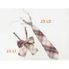 En stock de fábrica Corbata de moño a cuadros para niñas Corbata de moño gratis Estilo Universitario Japonés Corbata de Uniforme JK Traje de Corbata de moño