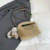 Bolsa de Piel con Borlas Otoño 2025 Nuevo Bolso de Mano de Moda para Mujer Bolso Cruzado Casual de Hombro Bolso Relleno