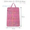 2254 Bolsa Porta-Presilhas de Cabelo Tubarão Aro de Cabelo Grampo de Cabelo Acessório de Penteado Organizador Bolsa de Armazenamento de Parede Feito Sob Medida