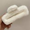 Pinza para el pelo de felpa de 16 cm, Pinza para el pelo, Pinza de tiburón de alta gama para otoño e invierno, Pinza para la parte trasera de la cabeza, Pinza para el pelo, Accesorio para el cabello, Popular