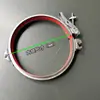 Abrazadera para Conducto de Aire de Acero Inoxidable 304 Abrazadera Rápida Galvanizada Brida Tubería Abrazadera para Tubería Bolsa Fija Abrazadera Fuerte Ajustable
