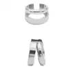 Cortis patrocinador de oro xun juhoon mismo estilo clip para oreja personalidad versátil guapo simple estrella ídolo pendientes del mismo estilo