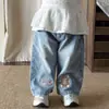 Roupas Infantis Zhe Li Conjunto para Meninas Primavera 2026 Novo Estilo Roupas Infantis Jaqueta Moletom para Bebê Menina Camiseta Calça
