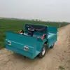 Transportador Hidráulico Auto-Descargable de Cuatro Ruedas, Camión Volquete Eléctrico de Cuatro Ruedas, Multifuncional para Uso en Construcción y Agrícola