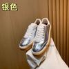 Lp Zapatos Blancos Zapatos de Hombre Zapatillas Deportivas Casuales Zapatos de Entrenamiento Moral Lp Zapatos de Cuero Planos Suela de Goma Cruda Planos para Mujer