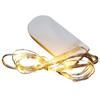 Luces de Cadena LED Luces de Cable de Cobre Luces de Hilo de Cobre Decoración de Pastel Luces de Botón Luces con Protección IP65 Batería de Botón