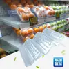 Supermercado Alimentos Frescos Transparente Escada Display Stand Bandeja de Frutas Armário com Cortina de Ar Display Pilha Adereços Fundo Falso Divisória de Porco