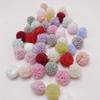 Punto 1.5cm malla elástica Bola de Flores encaje doble color bola de flores malla bola de flores accesorios para el cabello accesorios diy punto lote