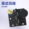 Bisagra de Ángulo Recto Transfronteriza de Comercio Exterior 3.5 pulgadas Puerta de Madera Silenciosa Engrosada Accesorios de Ferretería para el Hogar Bisagra de Hoja Suelta Fabricante Transfronterizo