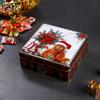 Caja de almacenamiento creativa de hierro forjado caja de embalaje de bocadillos de dibujos animados dulces caja de regalo de hojalata navideña utensilios de repostería al por mayor