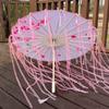 Novo Estilo Chinês Guarda-chuva de Seda Antigo Borla Fita Dinastia Han Sessão de Fotos Acessórios de Guarda-chuva de Papel de Óleo Feminino Clássico Qipao Guarda-chuva para Fotografia