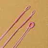 72# Bucle Enrollado de Nylon Bobina Material DIY Cuerda Trenzada Hecha a Mano Bucle Falso Hebilla Colgante Cordón para Collar