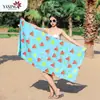 Comercio Exterior Transfronterizo Toalla de Playa Absorbente Secado Rápido Tejido de Microfibra Estampado Reactivo Toalla de Baño
