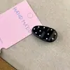 Pinza para el pelo de lunares con lazo estilo Ins, dulce y genial, para flequillo lateral de mujer, pinza de pico de pato, accesorio para el cabello, Pinza para el pelo Roja Ancora