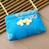 Bolsa de Seda para Monedas Estilo Chino con Cierre Único de Brocado de Nube de Porcelana Azul y Blanca, Adecuada para Combinar con Cheongsam y Hanfu, Bolso de Mano Estilo Nacional