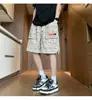 Shorts de Diseño 2025 para Hombre Verano Moderno Holgado Pantalones Medios Guapo High Street Pantalones de Cinco Puntos Cómodos y Holgados