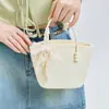 Bolso tipo bandolera cesta de verduras bolsa pequeña 2025 estilo nuevo de primavera suave y dulce nicho de gama alta versátil para el día a día bolso cruzado