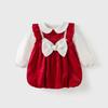 Traje de Vestido para Niña Primavera Nuevo Conjunto de Dos Piezas Falda y Camiseta Base Ropa Infantil Vestido de Princesa de Manga Larga para Bebé Ropa