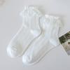 Calcetines Finos de Primavera y Otoño para Mujer Estilo Japonés Calcetines de Media Caña ins Modernos jk Calcetines de Algodón para Niñas Color Sólido Calcetines Largos Lolita
