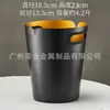 Balde de Champagne de Aço Inoxidável Estilo Europeu com Suporte de Luxo Modelo para Sala de Exposição Joalheria Bar Doméstico KTV Vinho Balde Vertical de Gelo