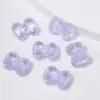 Cristal Púrpura Piezoeléctrico Cuentas Espaciadoras Morado Lavanda Ágata Rosa Blanco Pulsera de Cristal Pulsera Inferior a Accesorios Hechos a Mano Paquete de Materiales