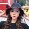 Sombrero de pescador circunferencia de cabeza pequeña para mujer borde de ola primavera y otoño coreano versátil delgado pequeño sombrero de moda sombrero de protección solar parasol verano