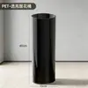 Adornos de Jarrón Anticaída de Acrílico Decoración para Sala de Estar Arreglos Florales Transparente Hidratante Bambú Rico Recto Lujo Ligero Sentido Avanzado Cubo de Flores
