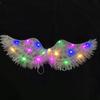 Anjo Luminoso Set Asas Fada Luminoso Backwear Princesa Decoração Asas Menina Brinquedo Presente de Aniversário