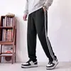 [Directo de Fábrica] Pantalones Escolares para Niños, Pantalones Deportivos Azules para Estudiantes de Secundaria, Pantalones Rectos para Primavera y Otoño con Dos Rayas
