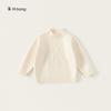 Ropa para Niños Youbao Colección Nueva Primavera y Otoño Tops de Cuello Alto Lisos para Niños Mayores con Lazo Suéter para Niñas