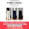 Calça Branca de Pernas Largas Estilo Old Money para Mulheres, Calça de Linho Fina de Cintura Alta para o Verão, Calça Casual Petite com Cordão