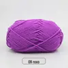 Cachecol Tricotado à Mão em Algodão Leite de 5 Fios para Bebê Fio Médio Grosso Bola Manta Crochê DIY Lã Bolsa de Material Tricotado à Mão