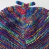Sombrero de Circunferencia de Cabeza Grande, Sombrero de Lana Tejido para Mujer de Otoño e Invierno, Moderno, Adelgazante de Rostro, Versátil Sombrero de Poliéster, Sombrero Cálido para el Frío que Protege los Oídos
