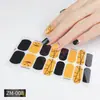 ZM película de esmalte de uñas en gel sin curado de pasta completa Halloween otoño e invierno uña película de pasta para uñas pasta de papel