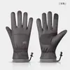 Guantes Calientes para Hombre en Invierno, Engrosados con Terciopelo, Repelentes al Agua, Antideslizantes, Guantes para Conducir y Montar en Motocicleta con Pantalla Táctil al por Mayor