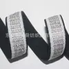 Dongguan Yushun produce una correa de muñeca electrostática de 18 mm hecha de banda elástica de nailon conductor de fibra plateada con buena conductividad.