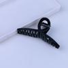 Grampo de cabelo preto tipo garra tamanho grande e médio pequeno feito à mão DIY grampo de cabelo simples Coringa placa de cabeça clipe tubarão de cabelo atacado