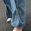 Accesorios Transfronterizos Europeos y Americanos, Cadena de Pierna con Cadena de Borla Cruzada de Forma Cruzada de Nicho, Cadena de Pasador Simple para Acortar Jeans